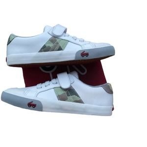 See Kai Run Sneakers Leather Lucci White Boys Sz 1.5y NWT